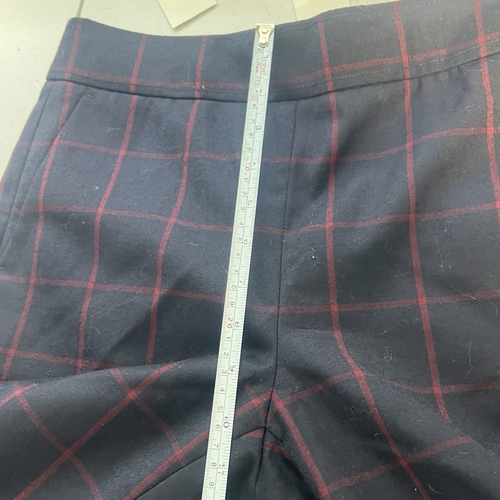 J.Crew Windowpane Plaid Wool Blend Bootcut Dress pants Sz 4 Long 34"‎ Classic - Picture 15 of 15